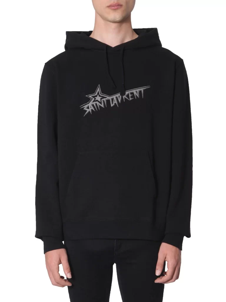 Saint Laurent: Effortlessly Infusing Edge into Sweatshirt Elegance